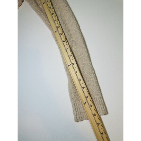 Barefoot‎ Dreams CozyChic Lite Beige Stone Open Front Cozy Cardigan XS/S - Picture 11 of 11